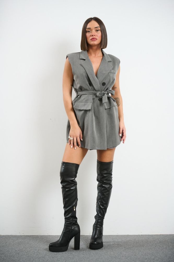 Γιλέκο Με Κουμπιά & Βατα