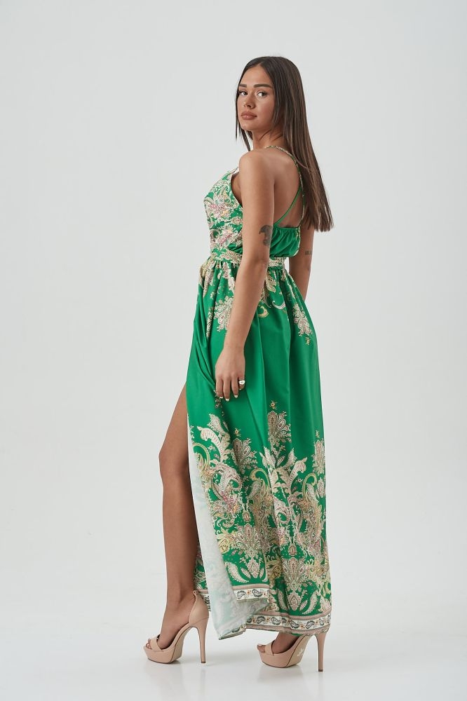 Φόρεμα Τιράντα Κρουαζέ Με Λαχούρ