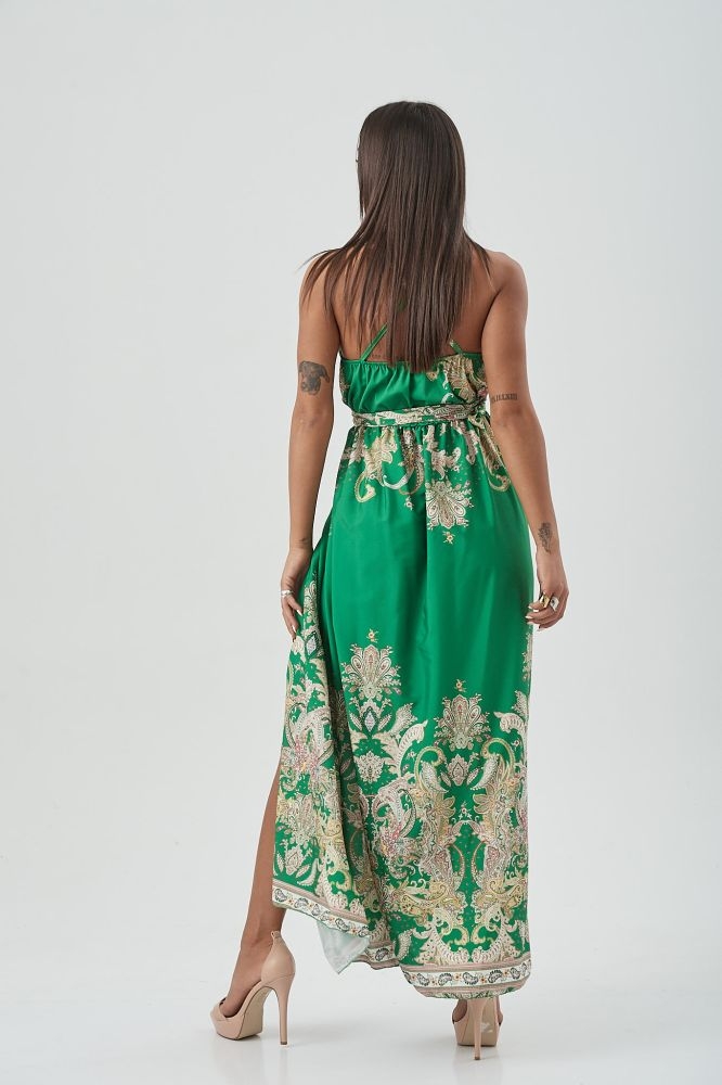 Φόρεμα Τιράντα Κρουαζέ Με Λαχούρ