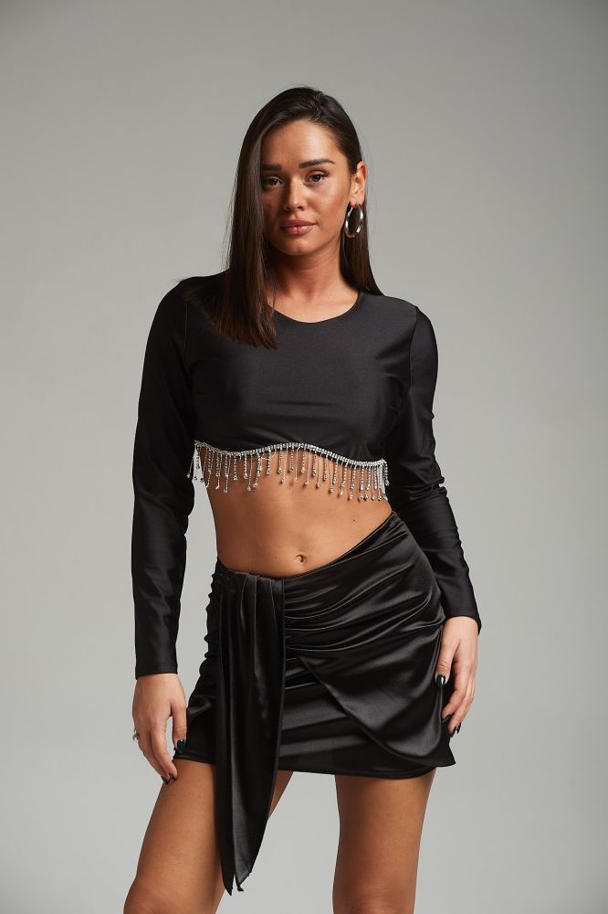 Τόπ Γυαλιστερό Με Κρόσσια