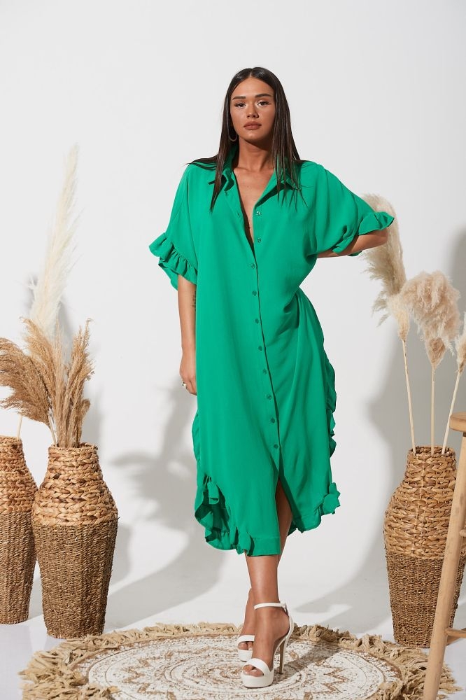 Πουκαμίσα Κρεπ Με Βολάν