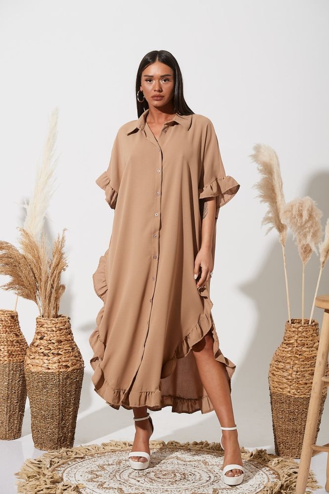 Πουκαμίσα Κρεπ Με Βολάν