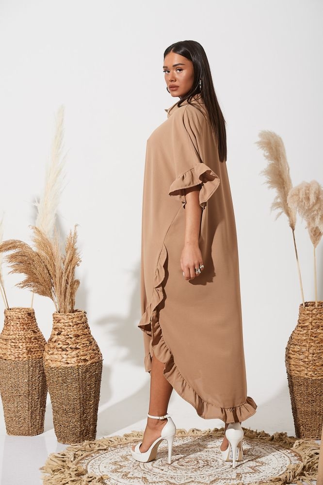 Πουκαμίσα Κρεπ Με Βολάν