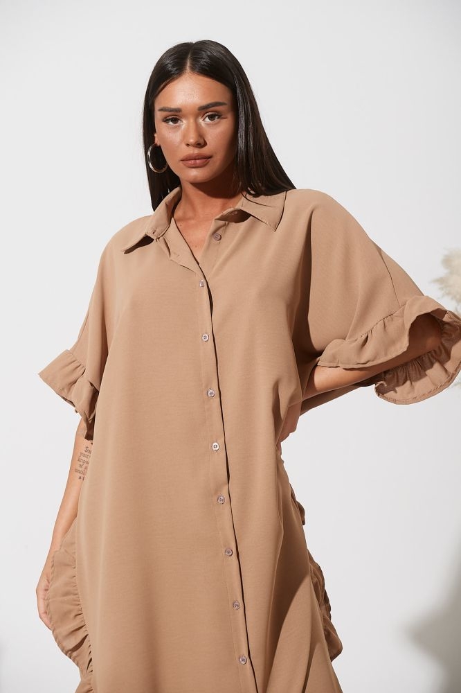 Πουκαμίσα Κρεπ Με Βολάν