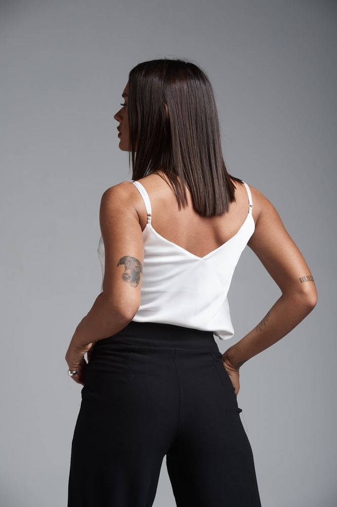 Φανελάκι Με Κουμπάκια Σατέν