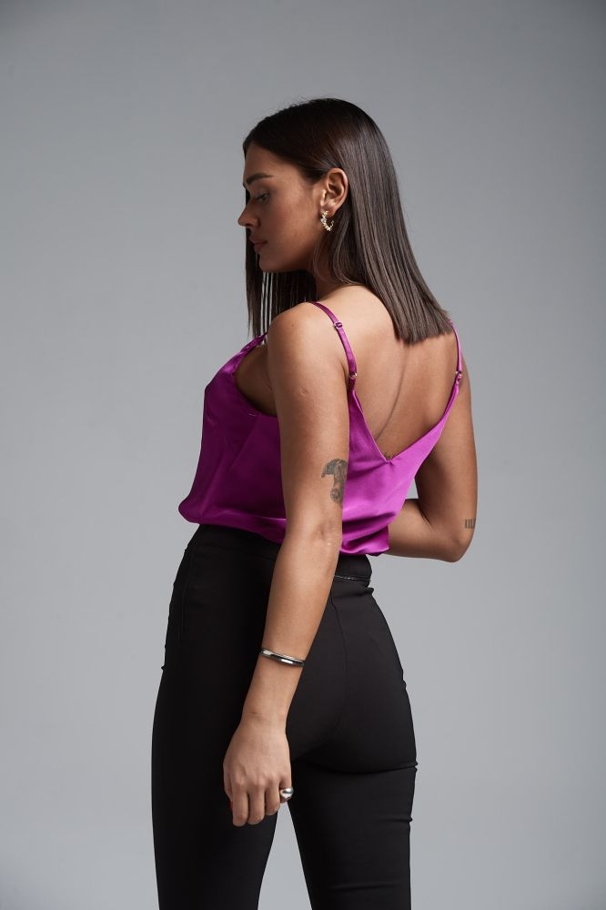 Φανελάκι Με Κουμπάκια Σατέν