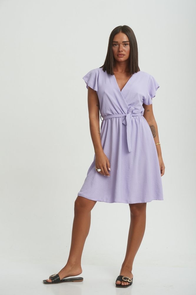 Φόρεμα Κρέπ Με Ζωνάκι