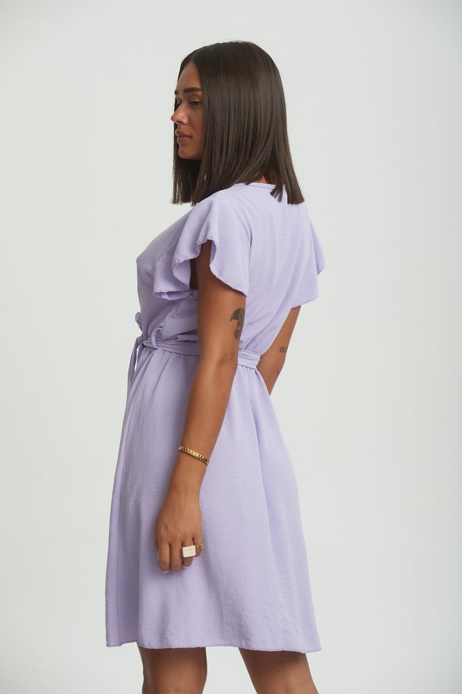 Φόρεμα Κρέπ Με Ζωνάκι