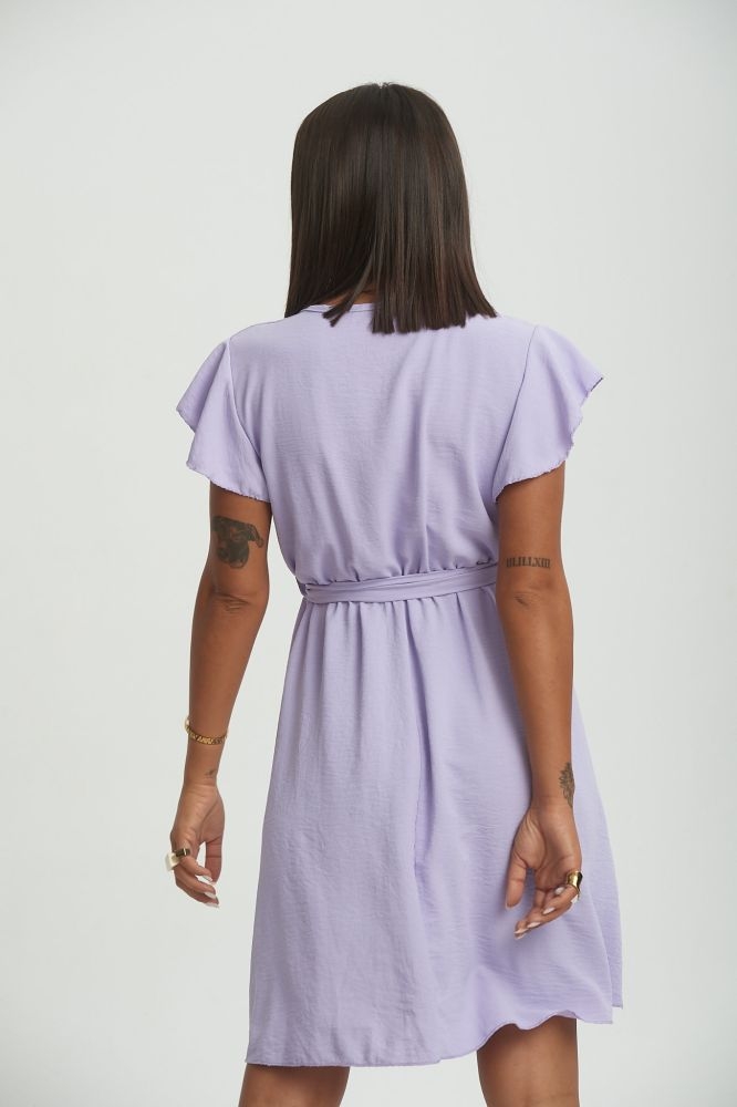 Φόρεμα Κρέπ Με Ζωνάκι