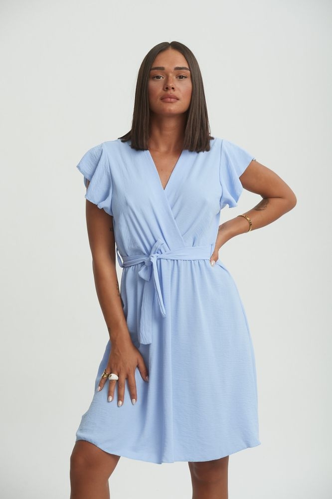 Φόρεμα Κρέπ Με Ζωνάκι