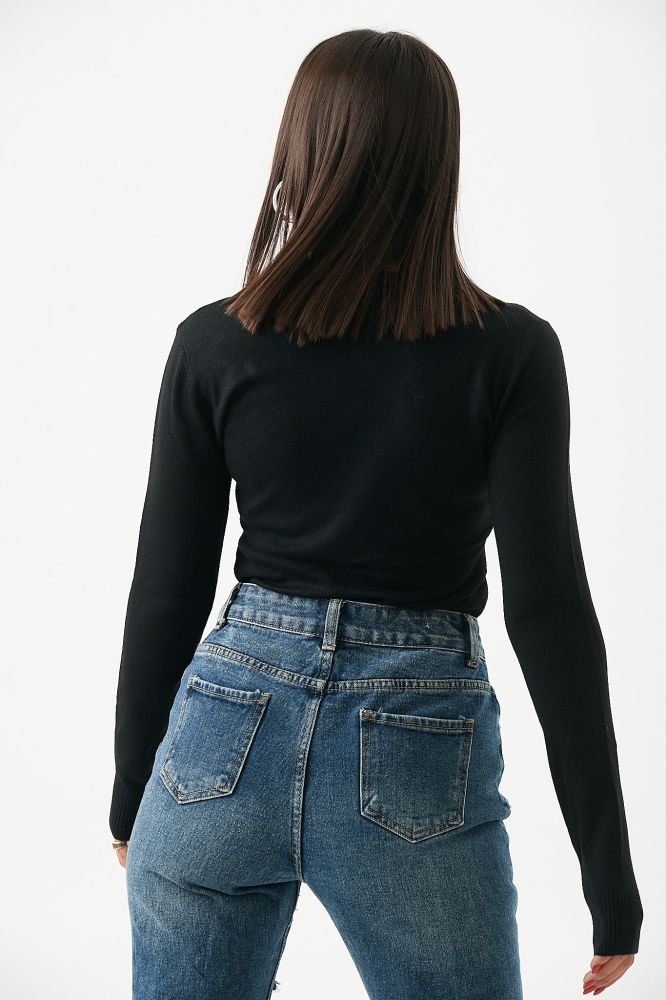 V Neck Basic Blouse