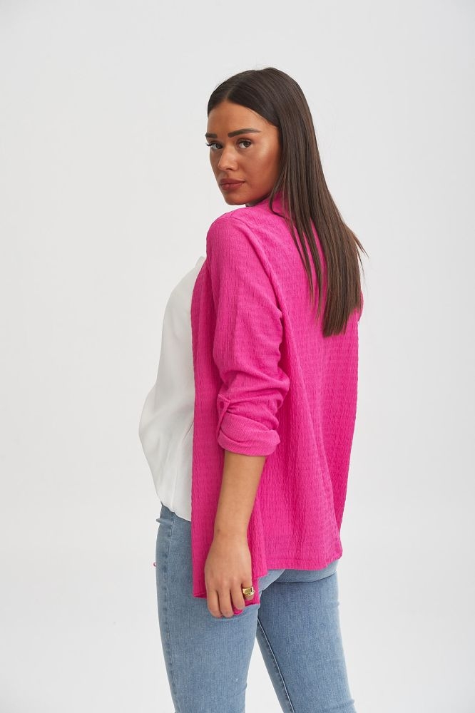 Γκοφρέ Ζακέτα με Κουμπί Στο Μανίκι