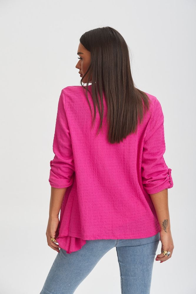 Γκοφρέ Ζακέτα με Κουμπί Στο Μανίκι