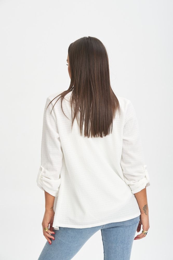 Γκοφρέ Ζακέτα με Κουμπί Στο Μανίκι