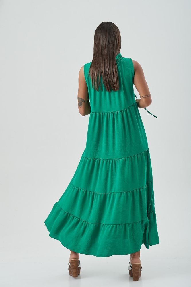 Φόρεμα Με Δέσιμο Maxi