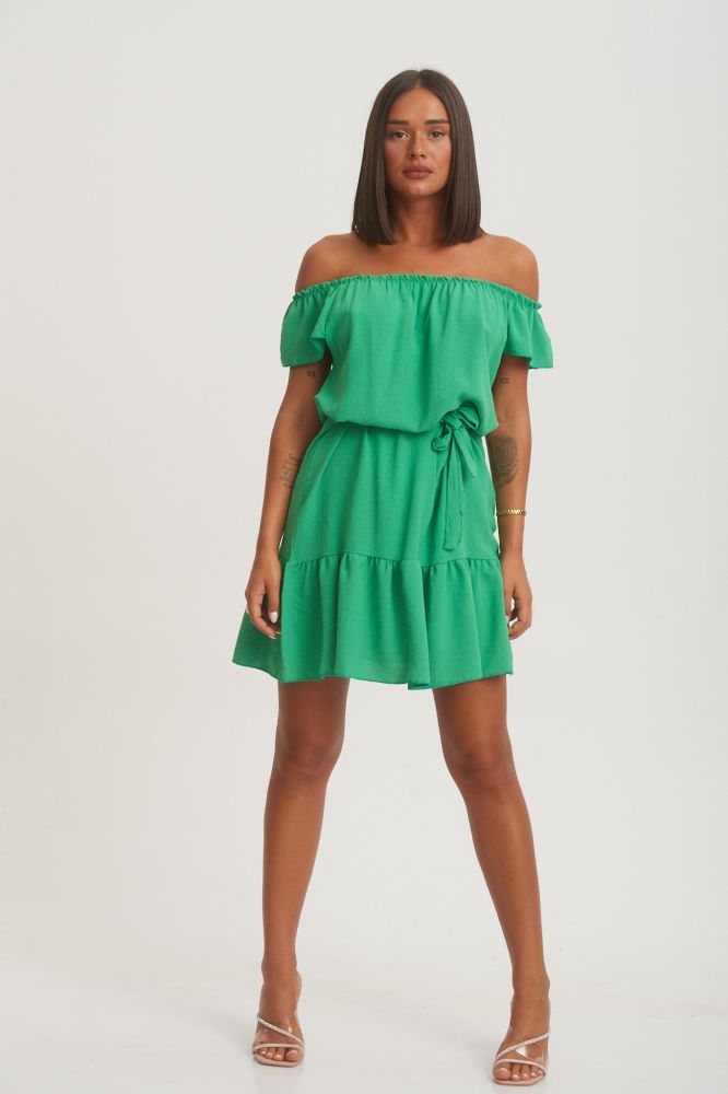 Φόρεμα Εξώμο Με Φάσα