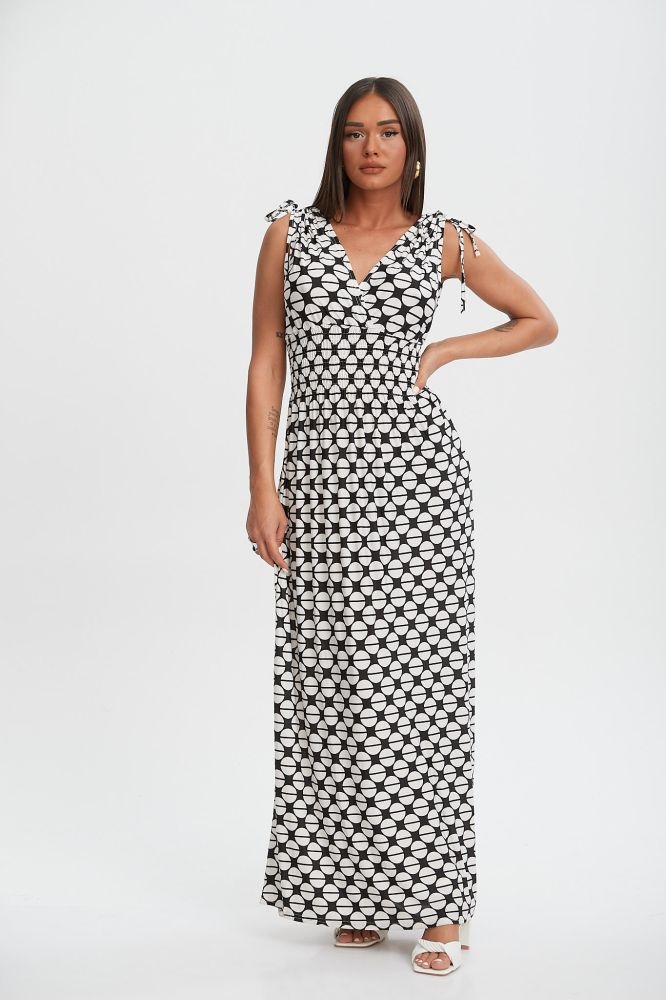 Φόρεμα Ζέρσει Με Κύκλους