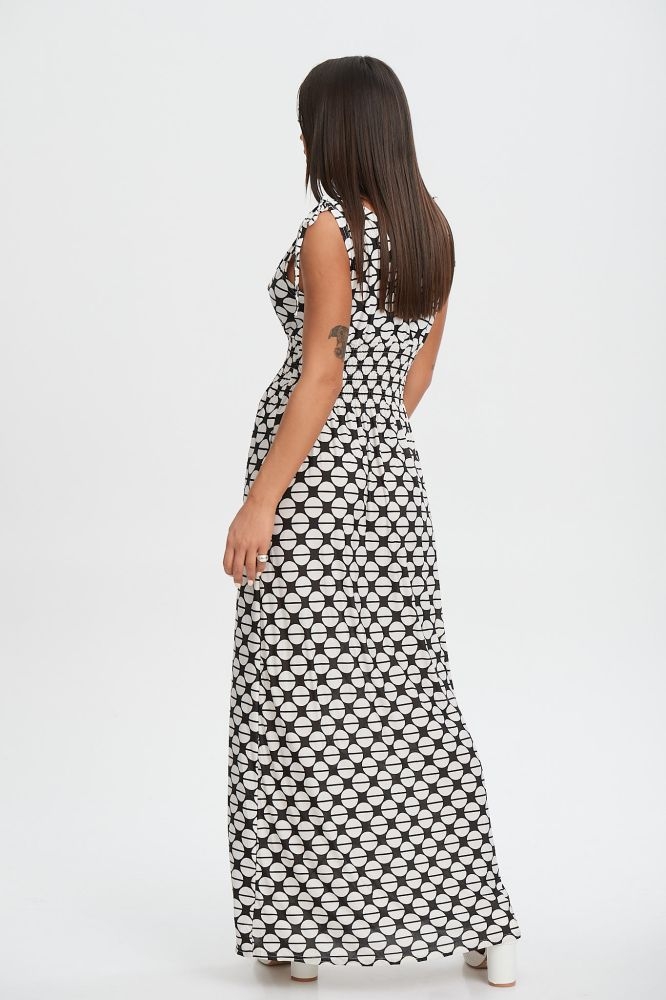 Φόρεμα Ζέρσει Με Κύκλους