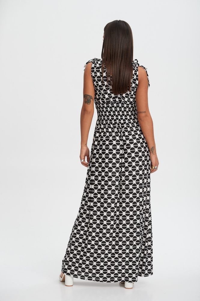 Circle Print Dress