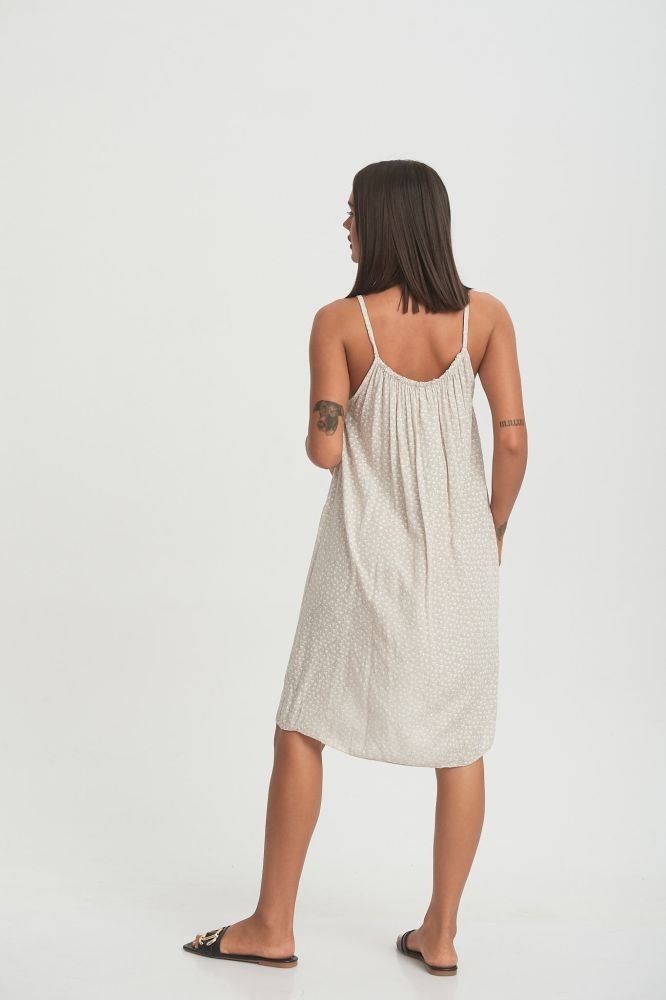 Φόρεμα Με Φυλλαράκια Mini