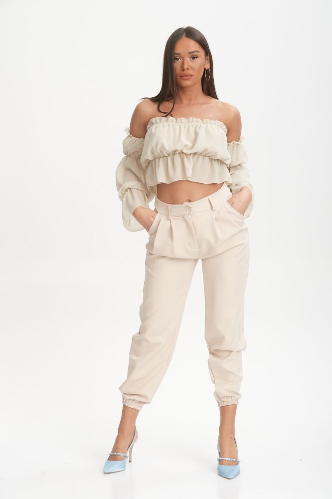 Παντελόνι με Πιέτα & Μπάσκα