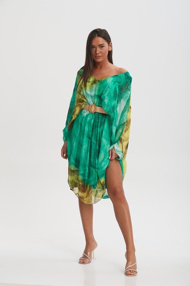 Φόρεμα Μεταξωτό Με Άμμο