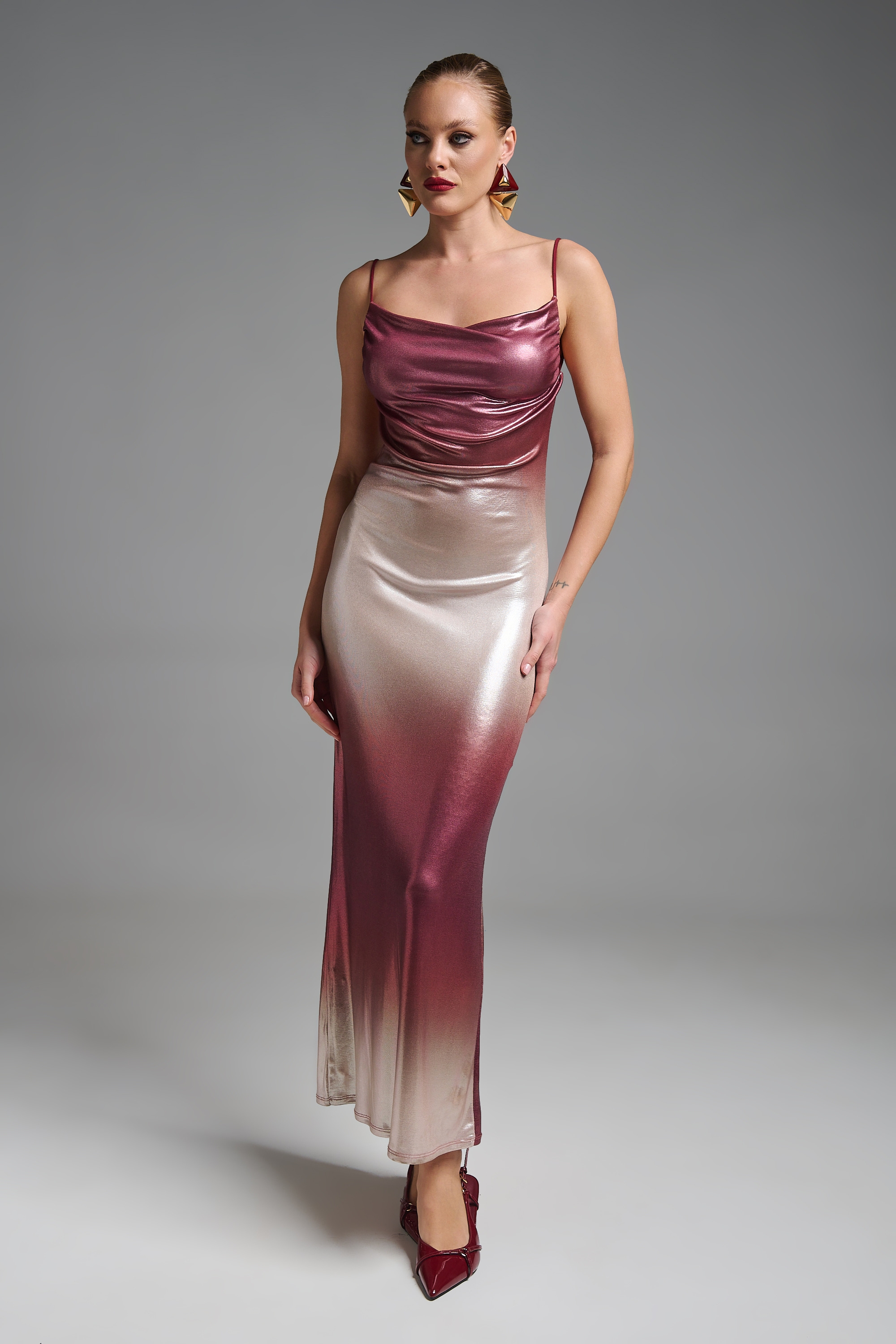 Φόρεμα Μάξι Τιράντα DELAVE