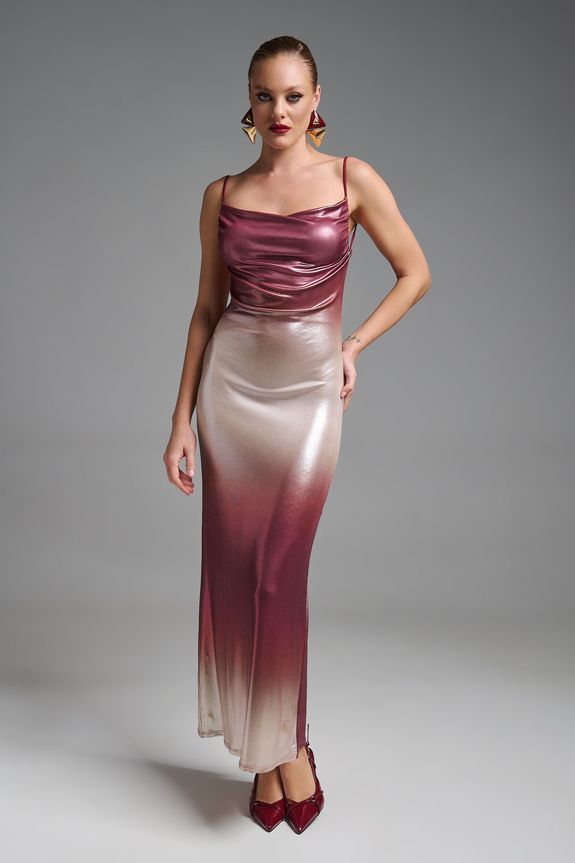 Φόρεμα Μάξι Τιράντα DELAVE