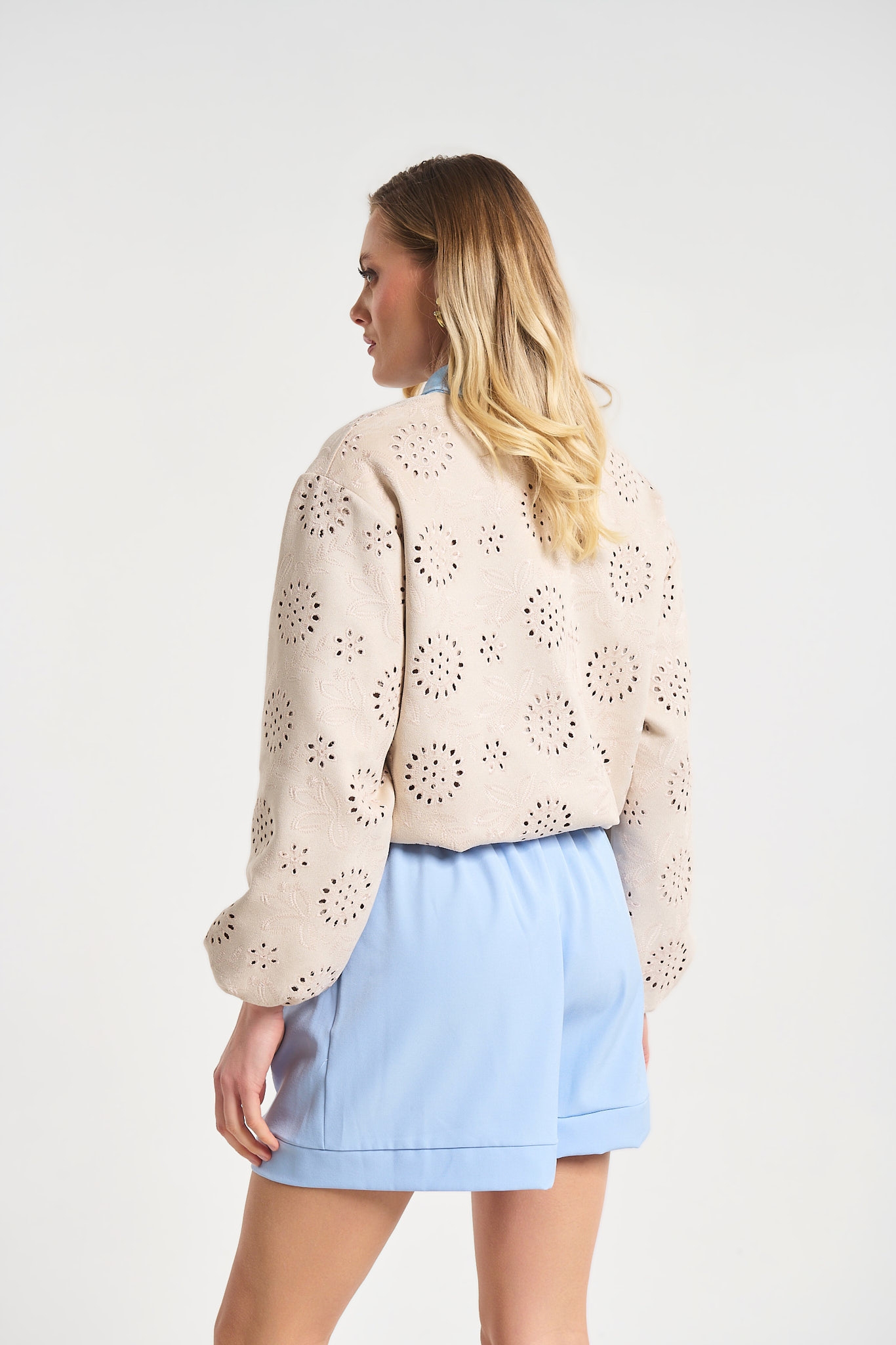 High-Waisted Tailored Shorts