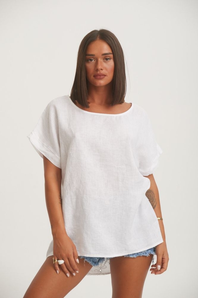 Μπλούζα με Κοφτή Φασά