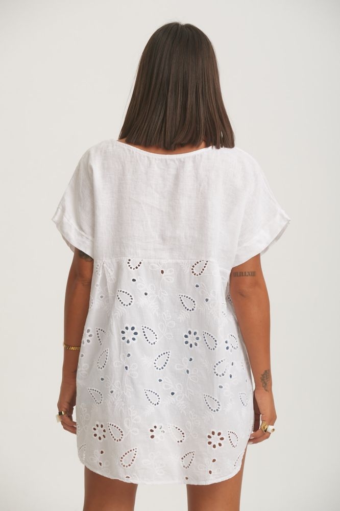 Μπλούζα με Κοφτή Φασά