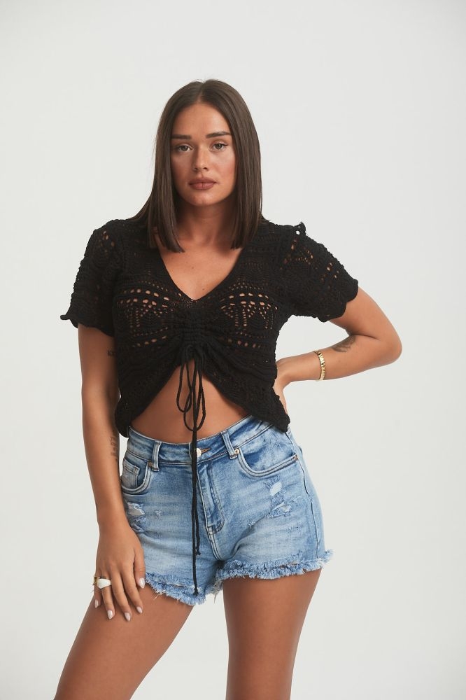 Τόπ Νημάτινο Με Σούρα