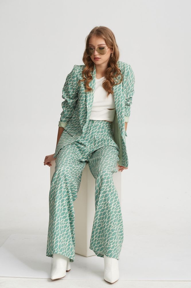 Σακκάκι Με Σχέδιο Ρόμβους