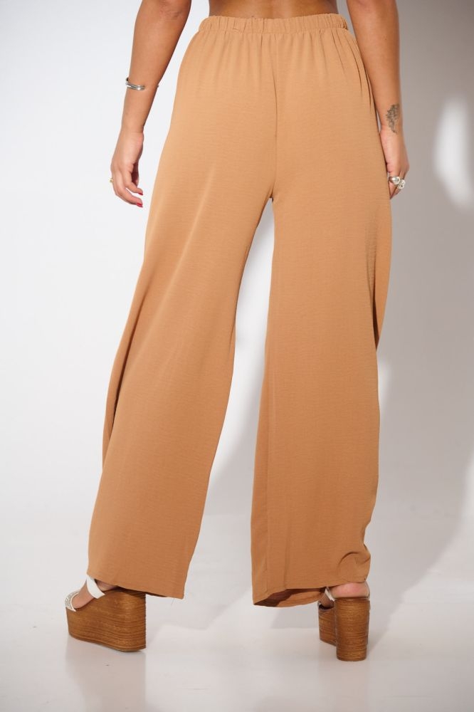 Παντελόνα Μονόχρωμη Με Ζώνη