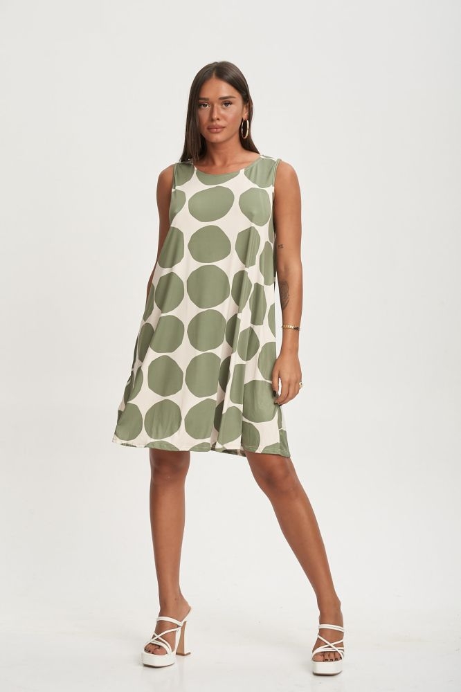 Φόρεμα Με Πουά Μεγάλα