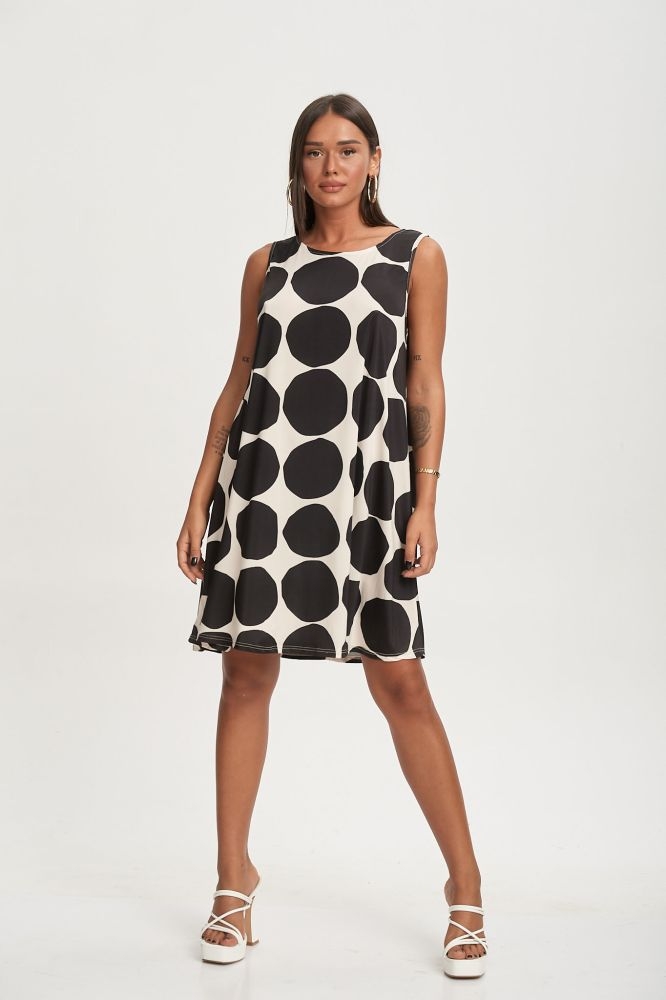 Φόρεμα Με Πουά Μεγάλα