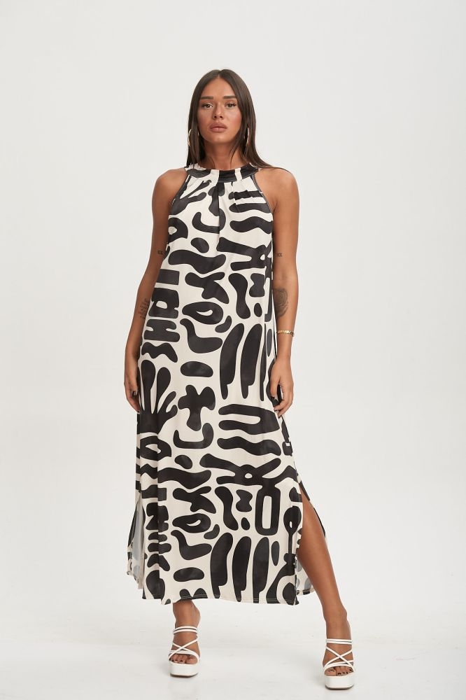 Φόρεμα Maxi Με Δέσιμο