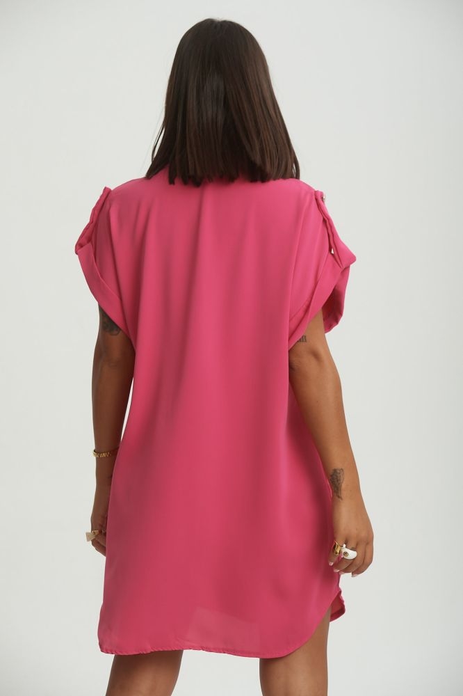 Φόρεμα Με Εξωτερικές Τσέπες