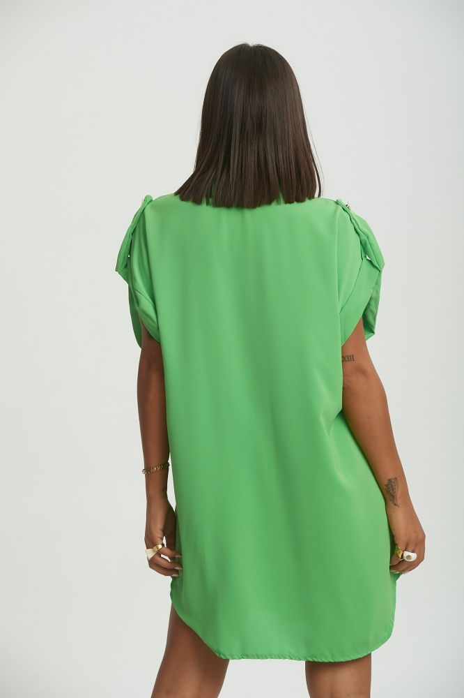 Φόρεμα Με Εξωτερικές Τσέπες