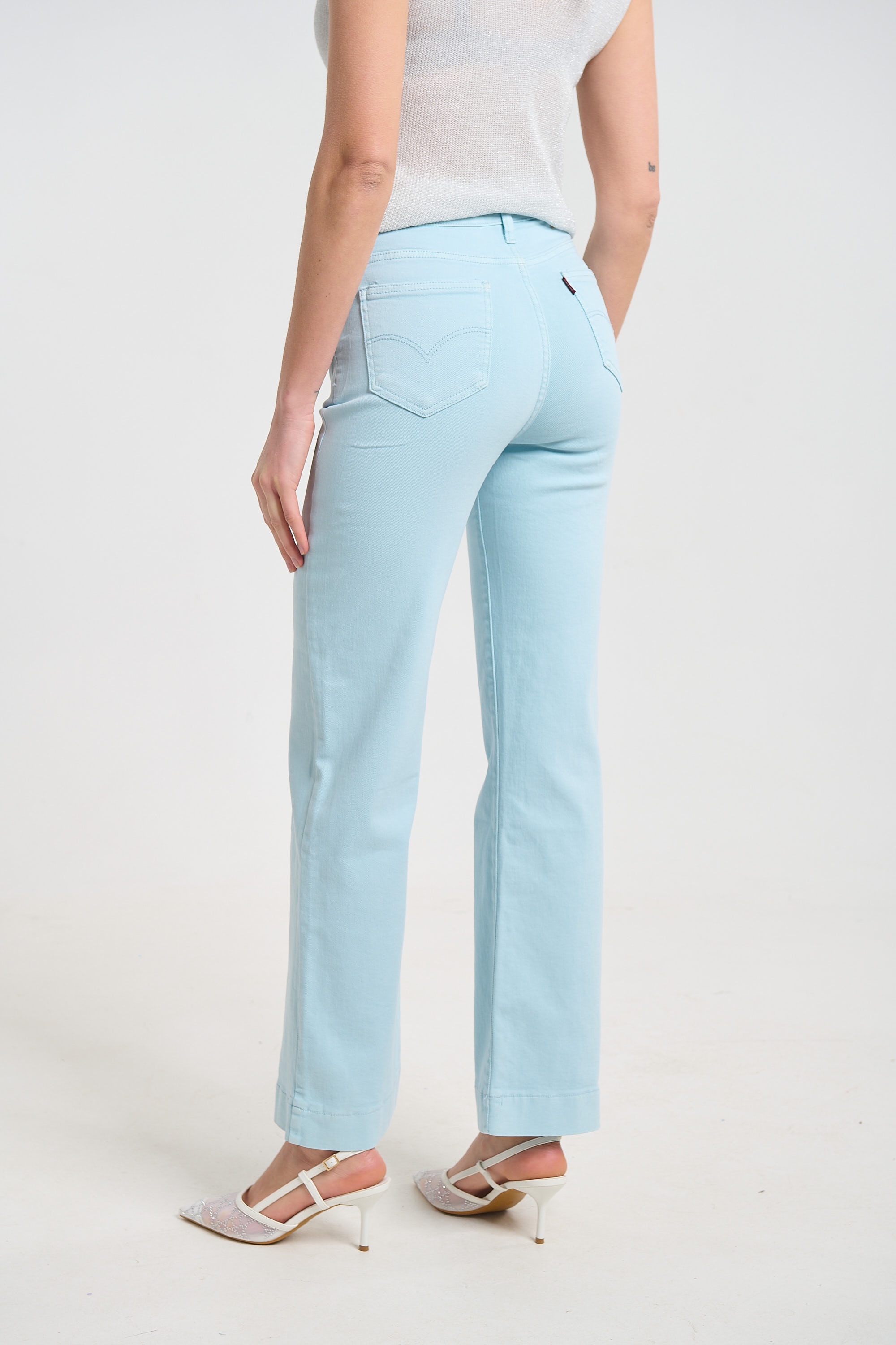 Plain Flared Jeans for Women