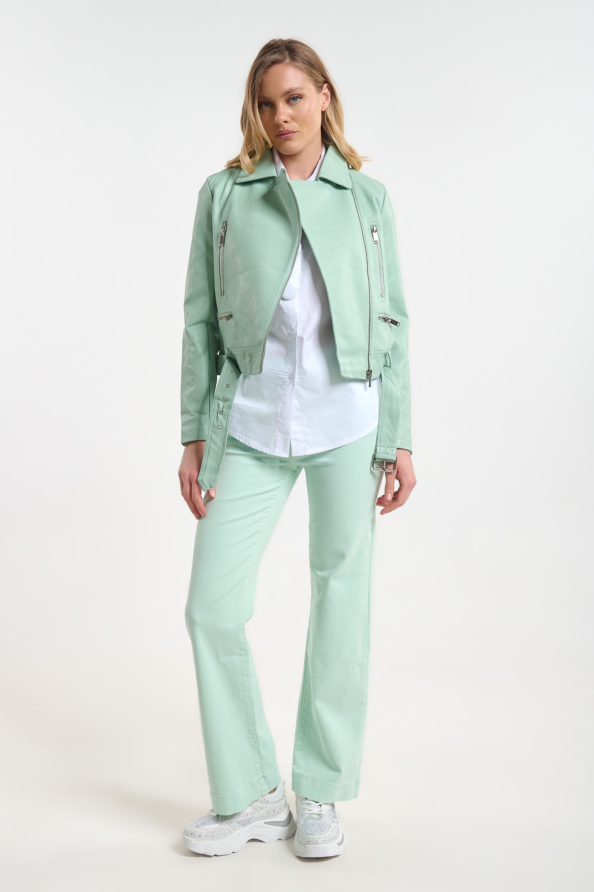 Plain Flared Jeans for Women