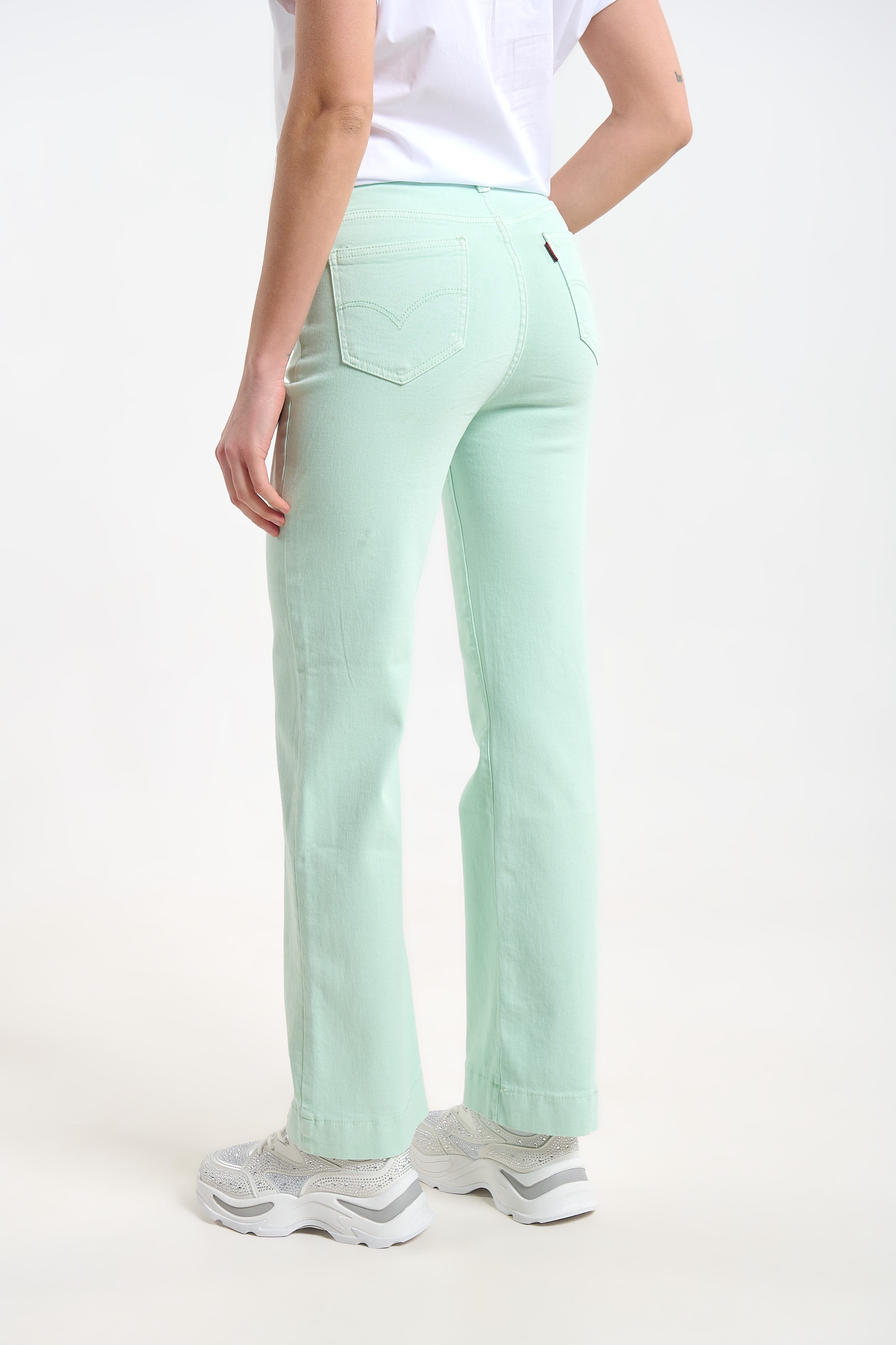 Plain Flared Jeans for Women