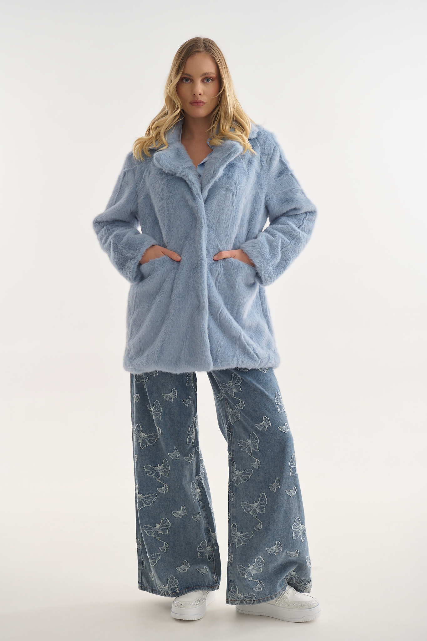 Γούνα με Γιακά & Κρυφές Τσέπες