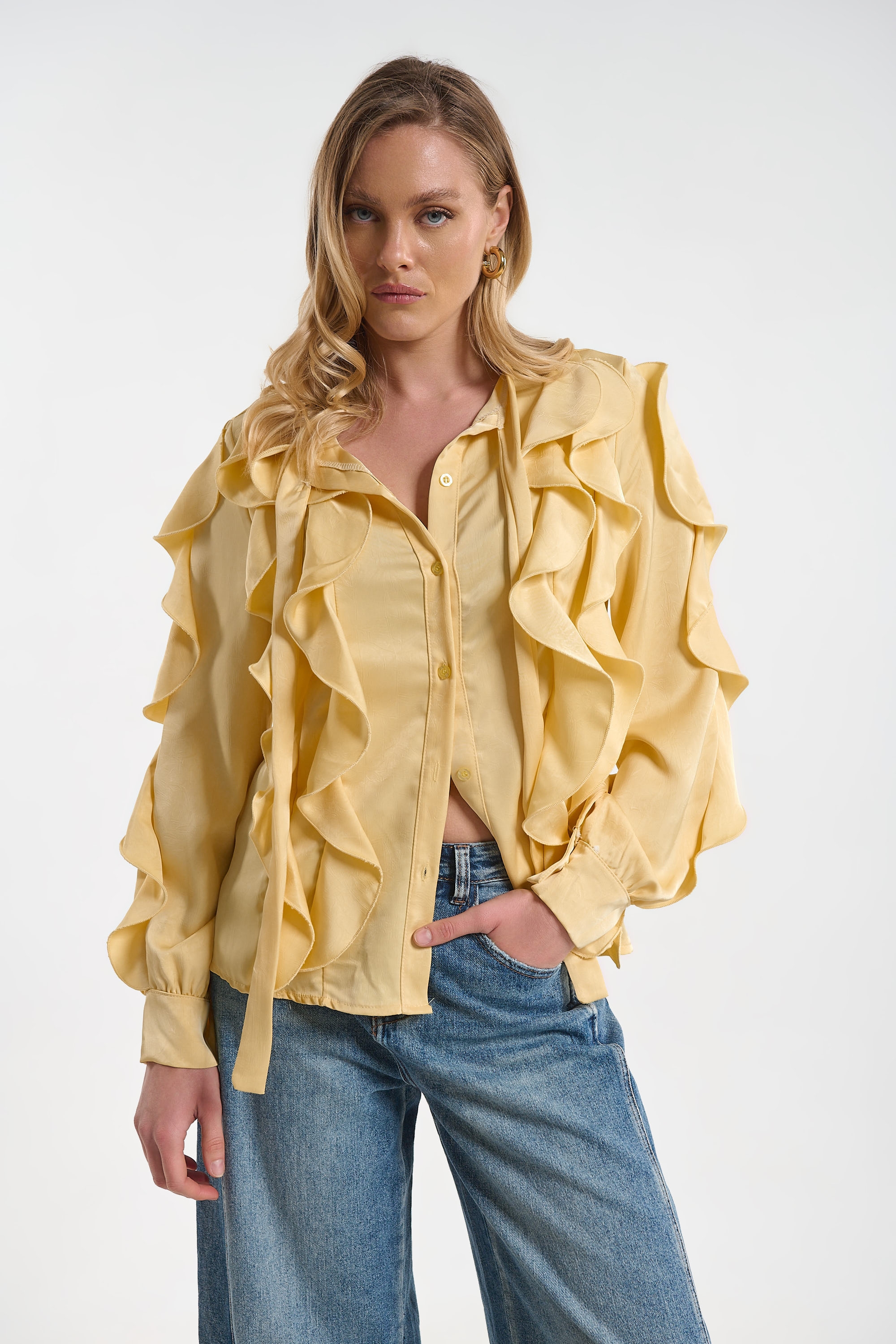 Ruffle Shirt for Women