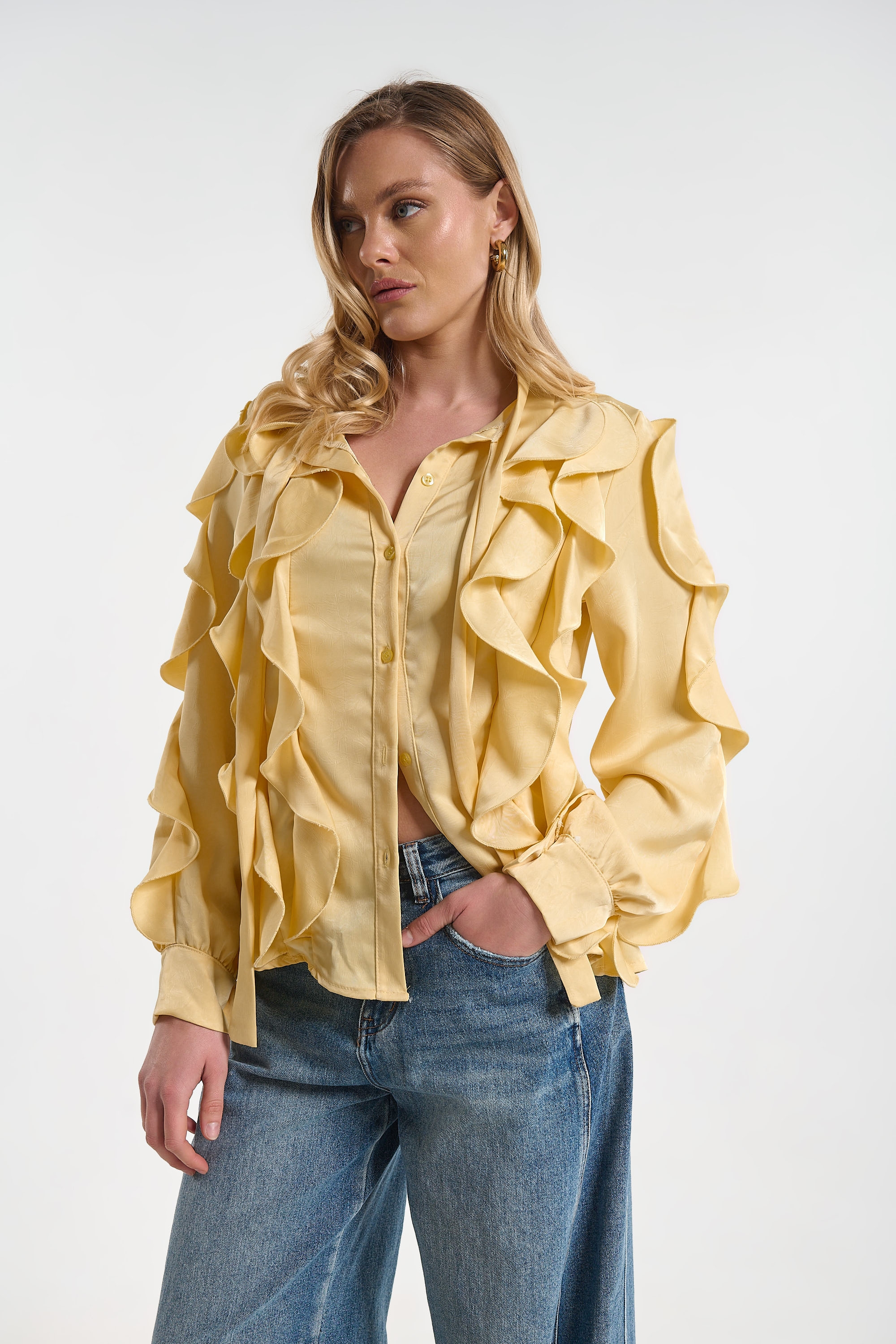 Ruffle Shirt for Women