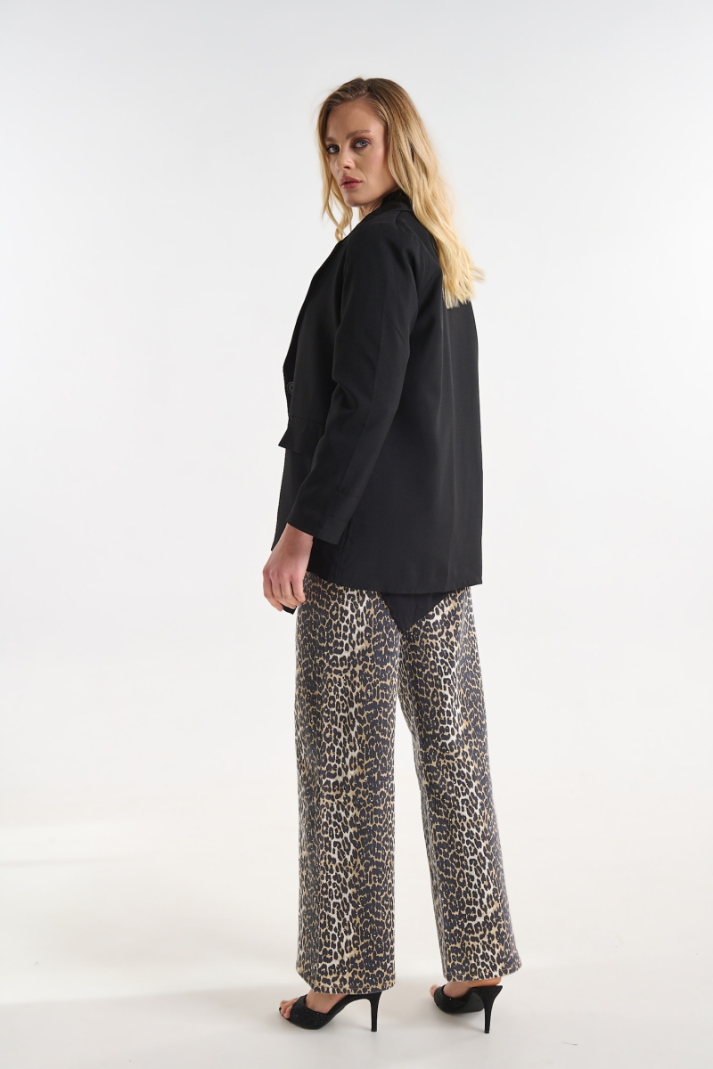 Σακκάκι Basic Με Ριγέ Λεπτομέρειες