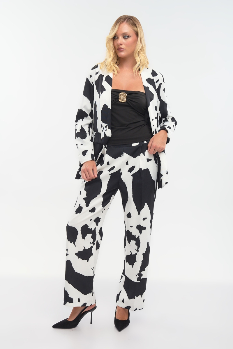 Κοστούμι Με Print Cow