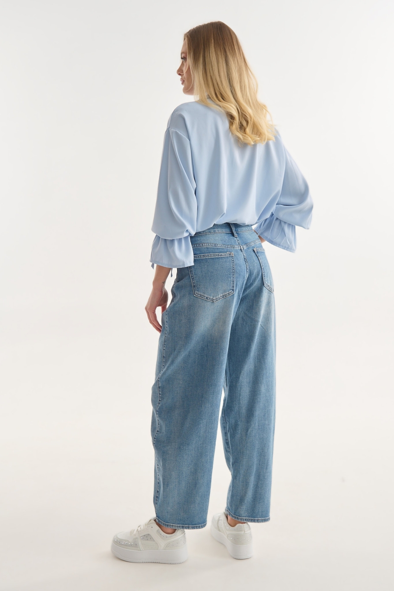 Shinny Baggy Balloon Jeans