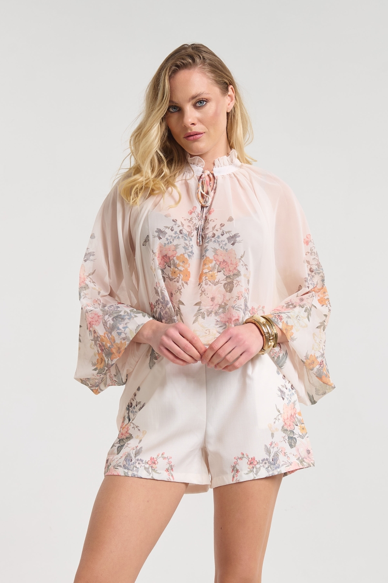 Floral Co-Ord Top and Shorts Set