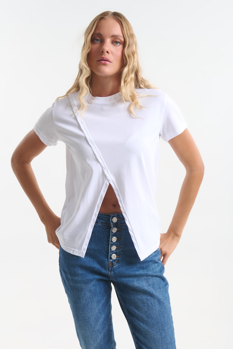 Kelly's Women’s Top With Front Slit